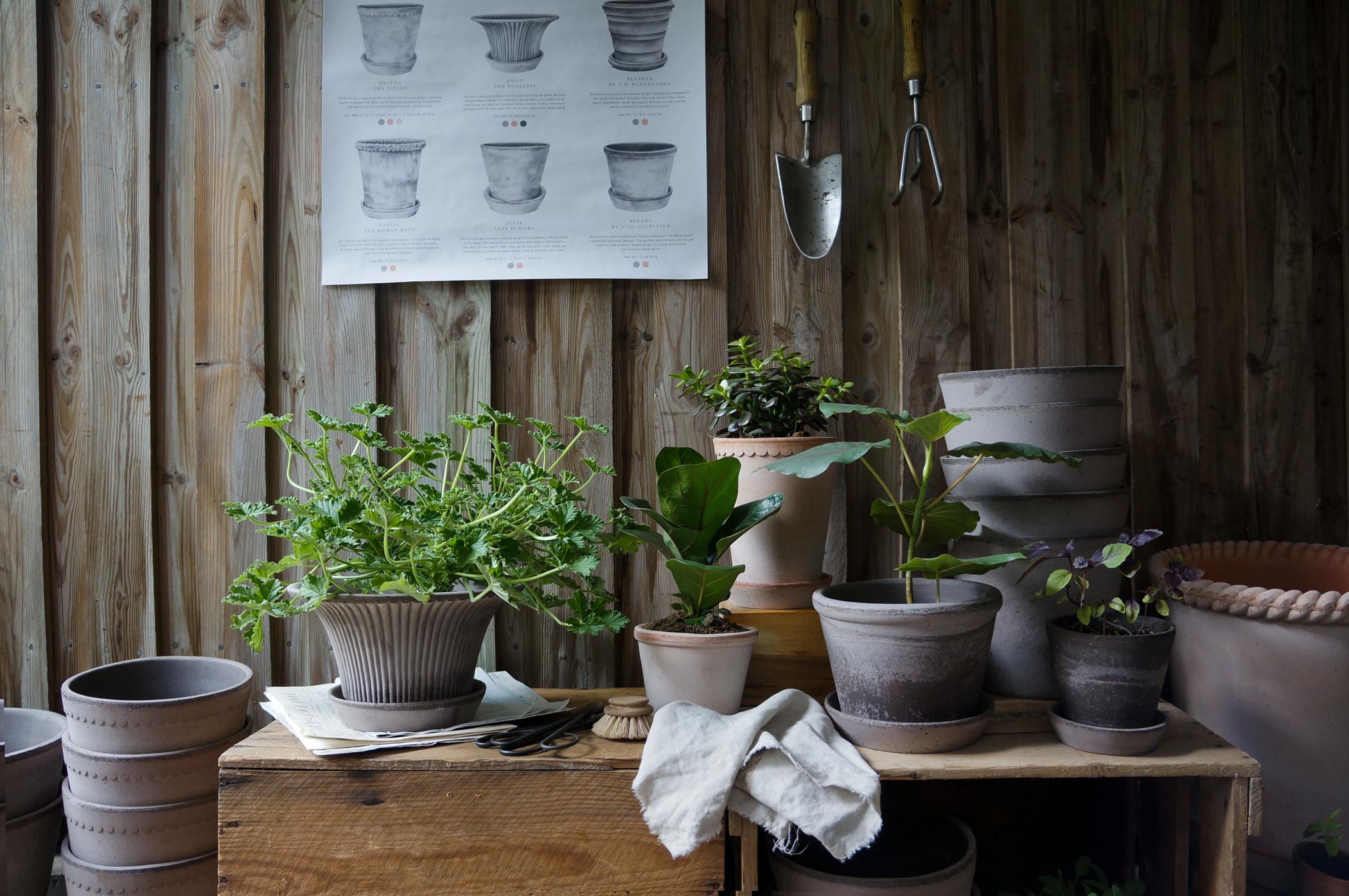 Macetas artesanales de terracota Bergs Potter en Nomad Interiors