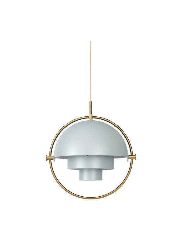 Lámpara Multi Lite Pendant - Grey en latón de Gubi | Nomad Interiors