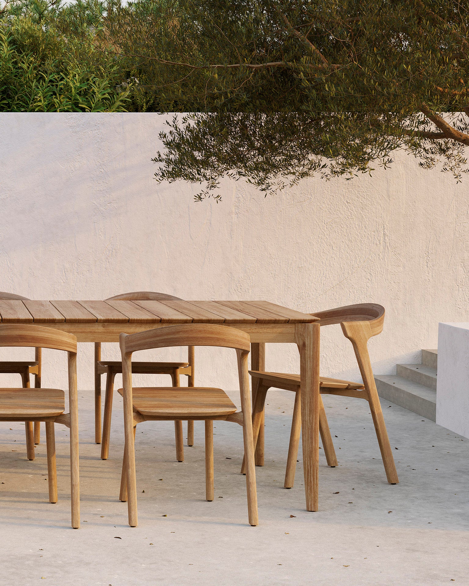 Mesa Bok Outdoor Teca de Ethnicraft - vista 22 | Nomad Interiors