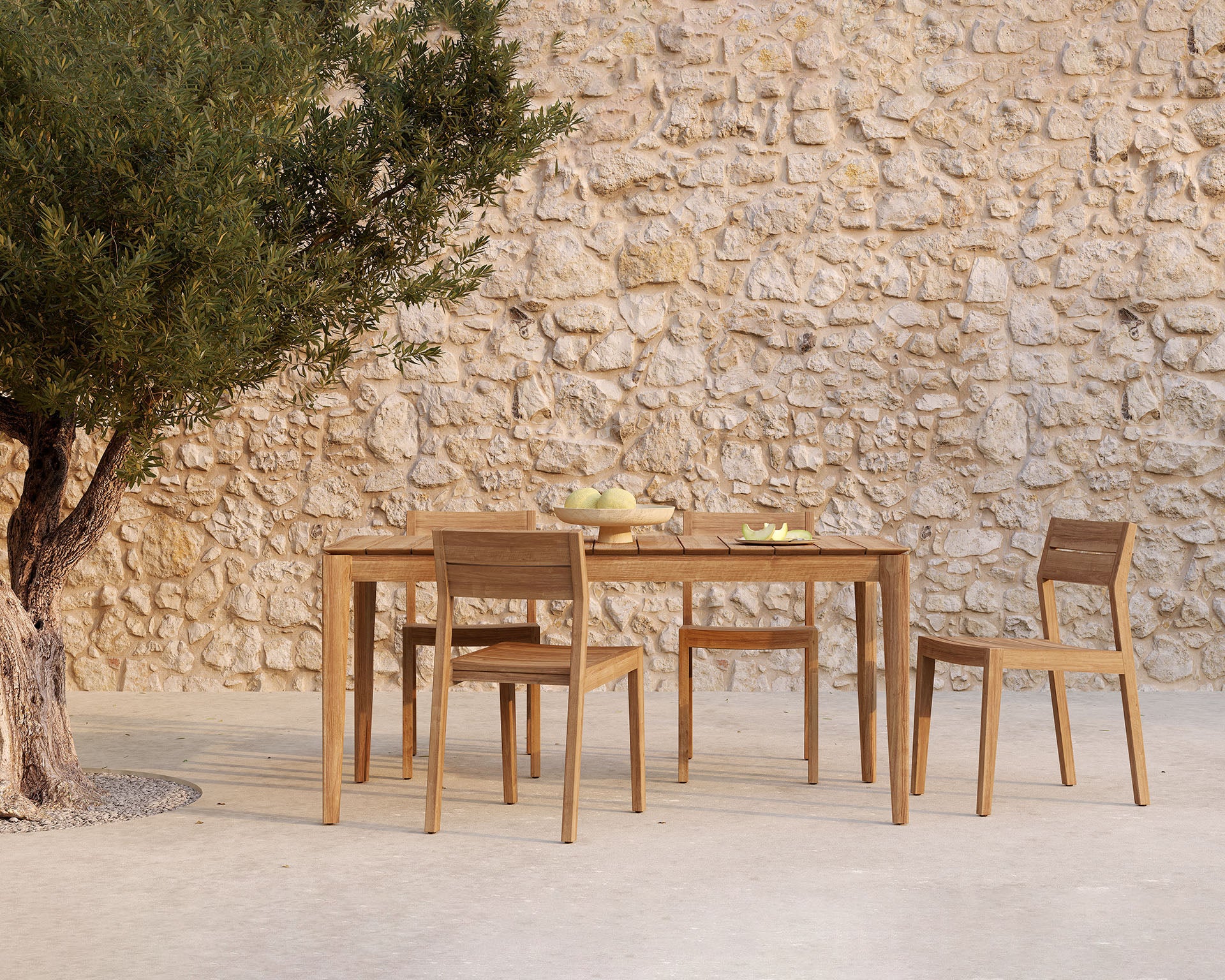 Mesa Bok Outdoor Teca de Ethnicraft - vista 23 | Nomad Interiors