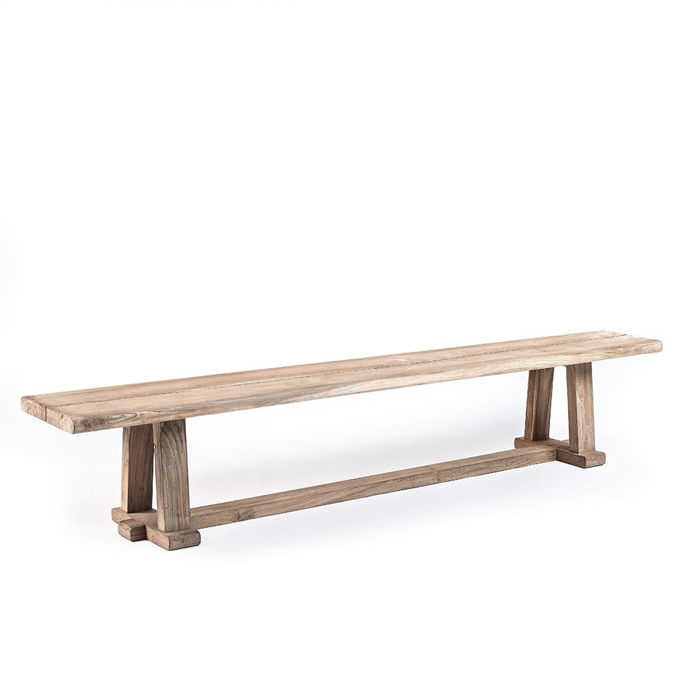 Banco Exterior Josse en teca y madera de Gommaire | Nomad Interiors