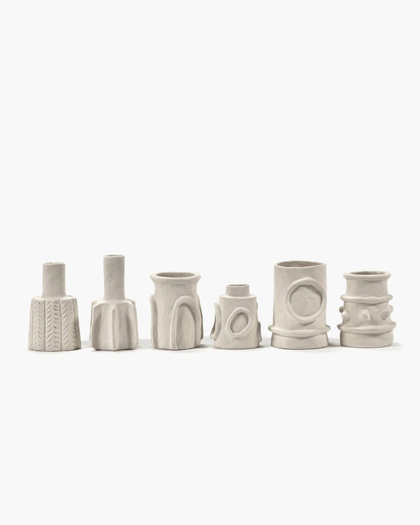 Vase ass/6 beige Molly de Serax | Nomad Interiors