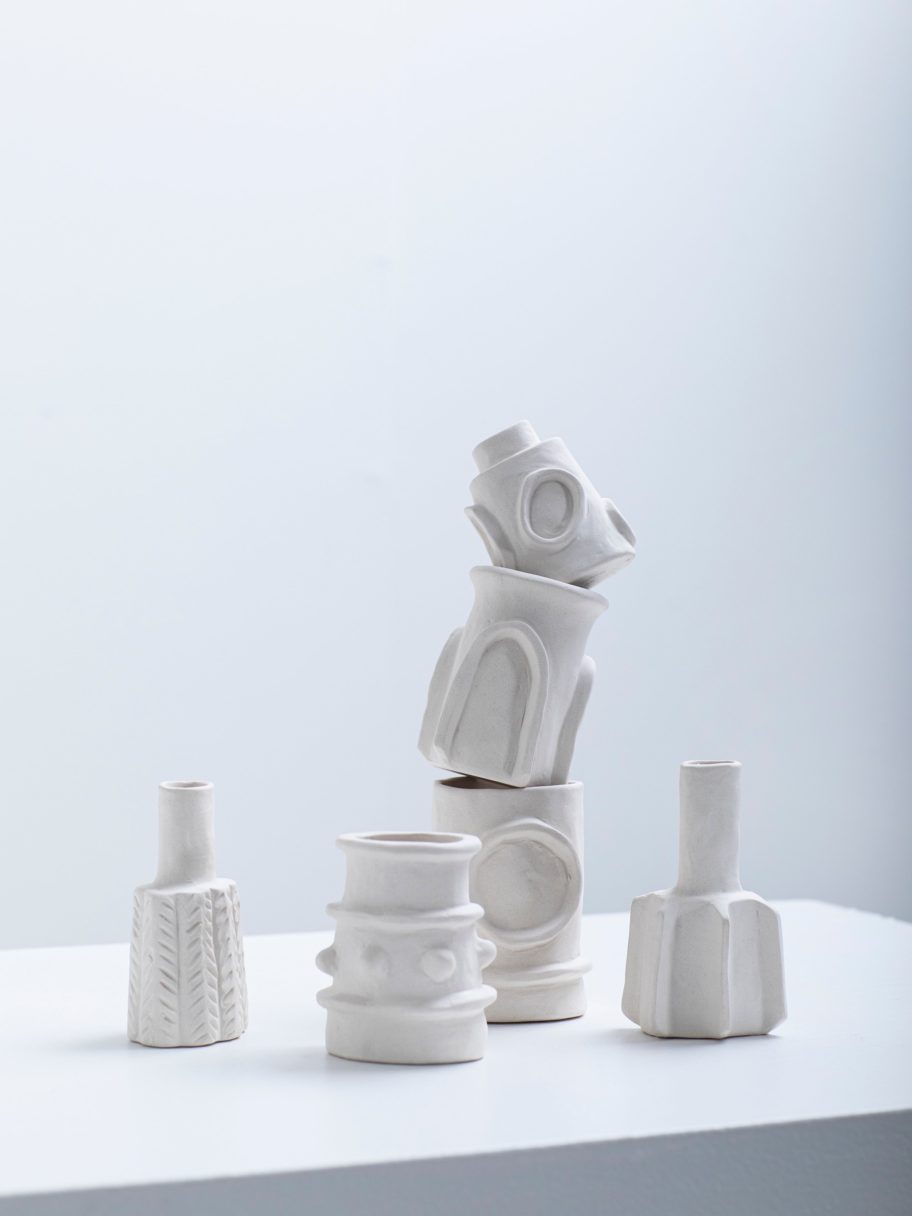 Vase ass/6 beige Molly de Serax - vista 7 | Nomad Interiors