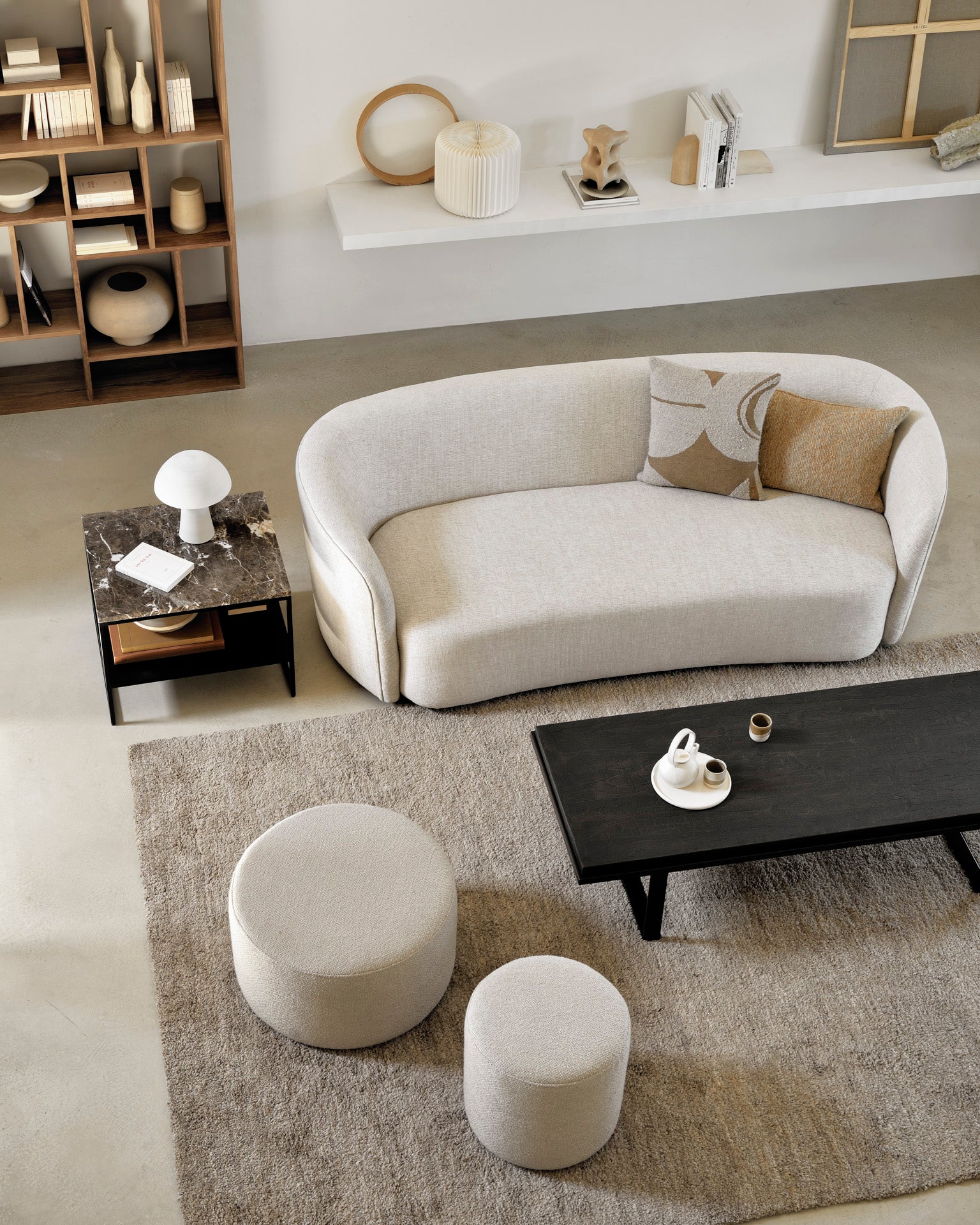 Puf Barrow de Ethnicraft - vista 6 | Nomad Interiors