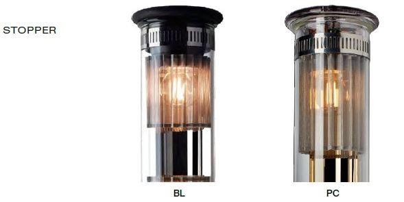 Aplique de pared In the Tube - Plata