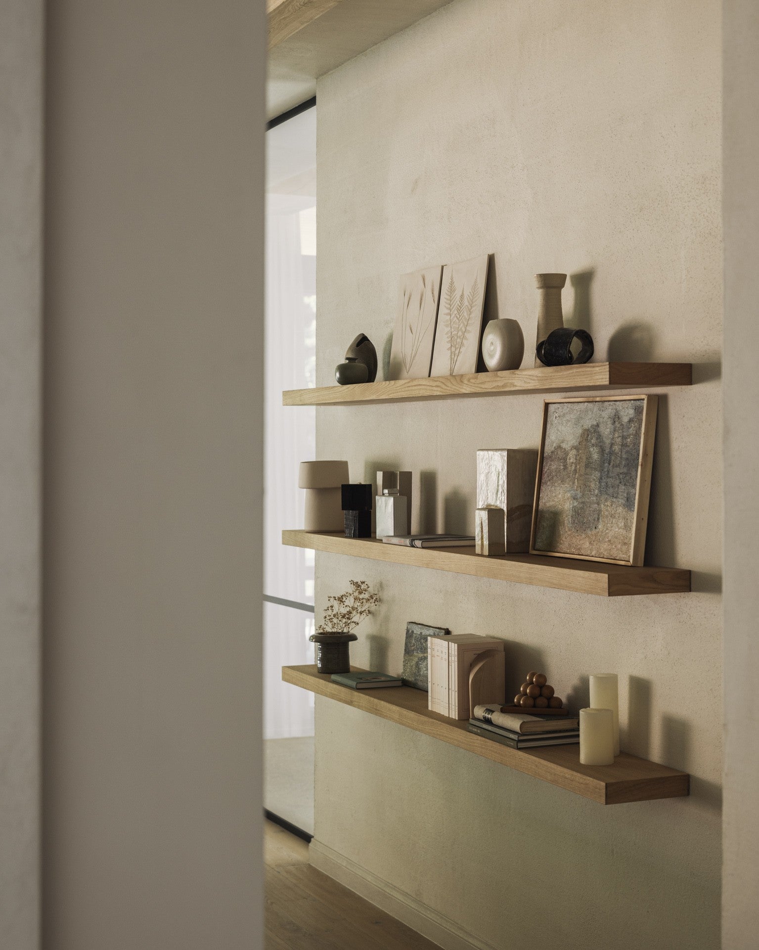 Estanteria Wall en roble y acero de Ethnicraft - vista 6 | Nomad Interiors