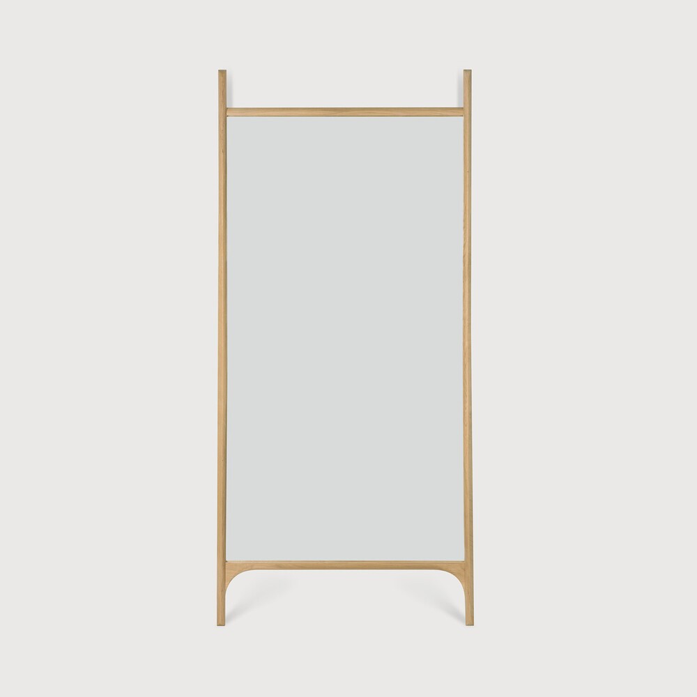 Espejo PI – Roble macizo natural en lino y yute de Ethnicraft - vista 6 | Nomad Interiors