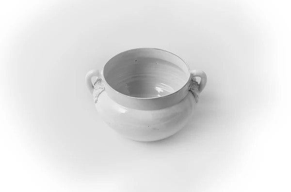 Marie-Antoinette Round Vase en cerámica de Nomad Home - textura