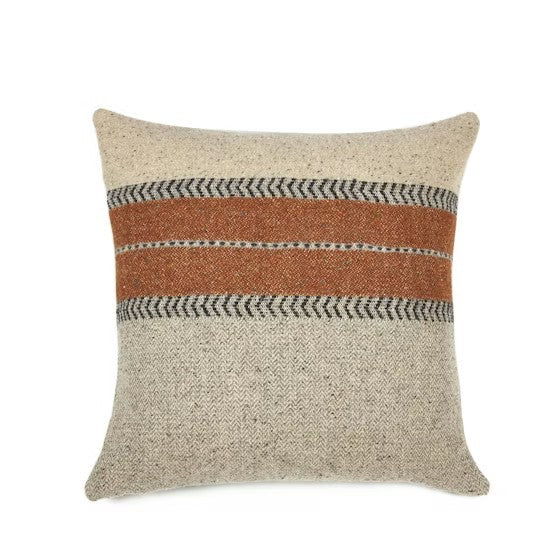 Funda cojín Montana en lana de LIBECO | Nomad Interiors