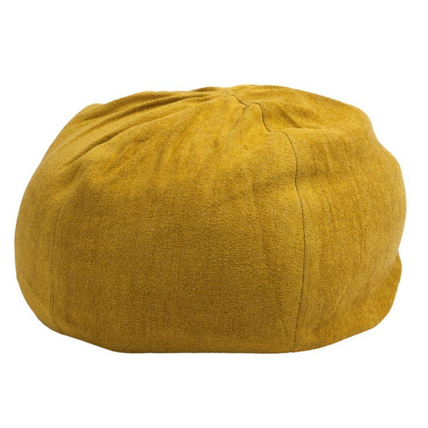 Pouf Bulle Vintage Chenille Ambre