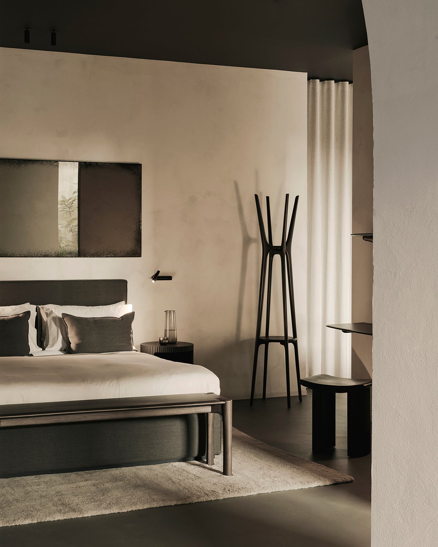 Espejo Aged Bronze rectangular muy envejecido de Ethnicraft - textura | Nomad Interiors