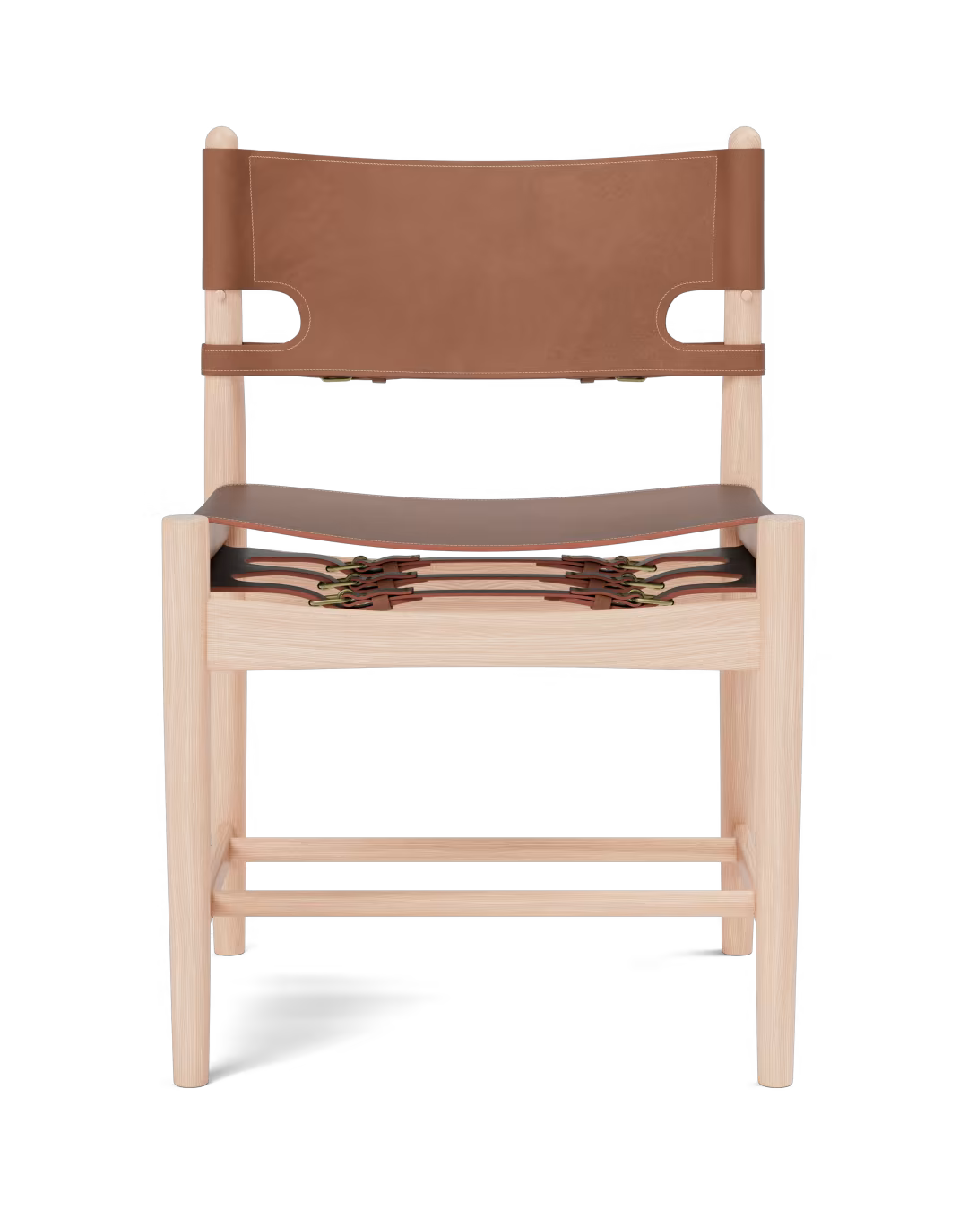 Silla The Spanish en madera y cuero de Fredericia - vista 7 | Nomad Interiors
