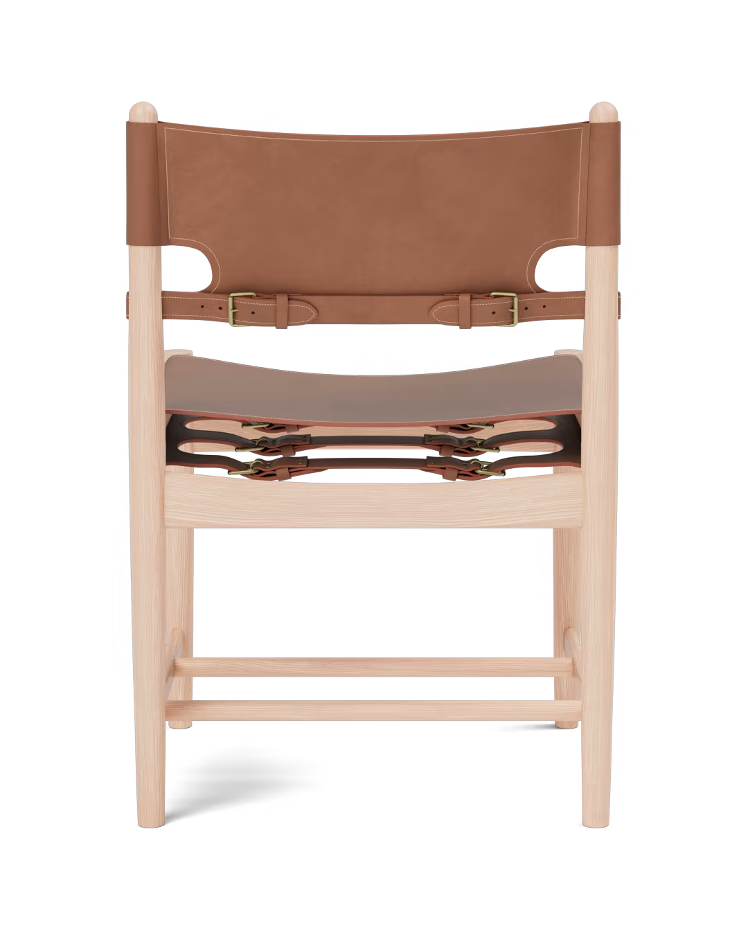 Silla The Spanish en madera y cuero de Fredericia - vista 9 | Nomad Interiors