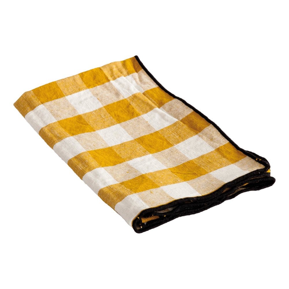 Paño de cocina Bourdon Mimi Vichy - Ocre