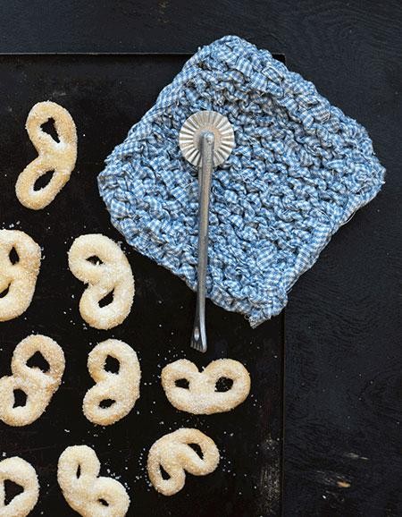 Tapete de punto en lino