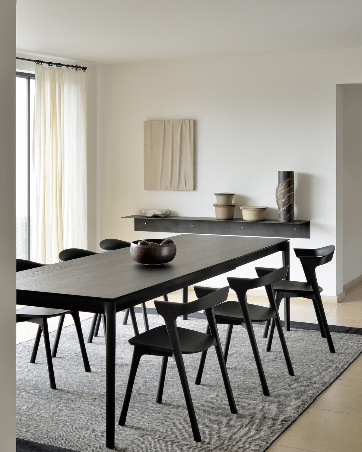 Mesa Bok Extensible Roble Negro de Ethnicraft, vista 11