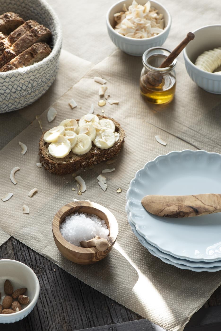 Bol de madera de olivo