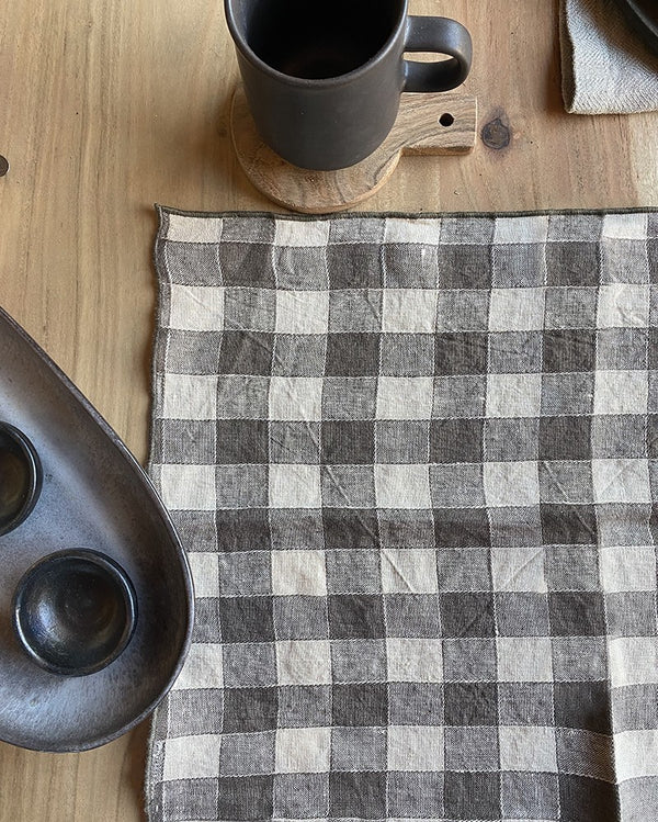 Paño de cocina Bourdon Vintage Vichy Terre