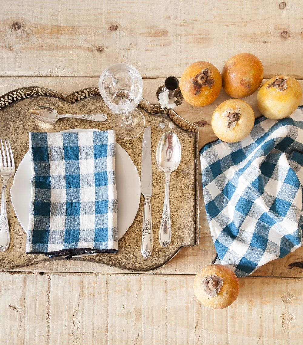 Mantel Bourdon Mimi Vichy Canard