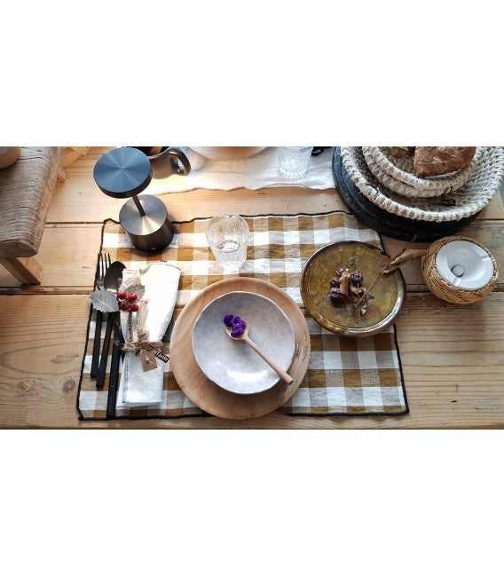 Mantel Bourdon Mimi Vichy Epices