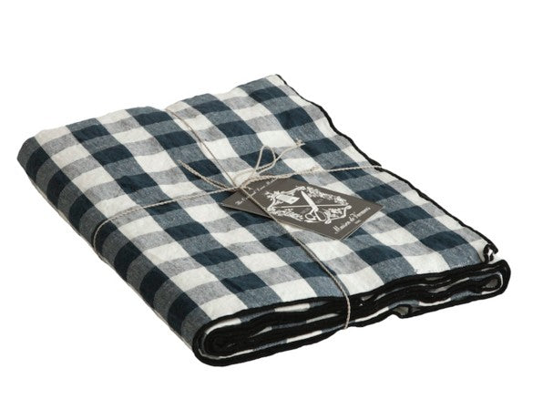 Mantel Bourdon Mimi Vichy Petrole