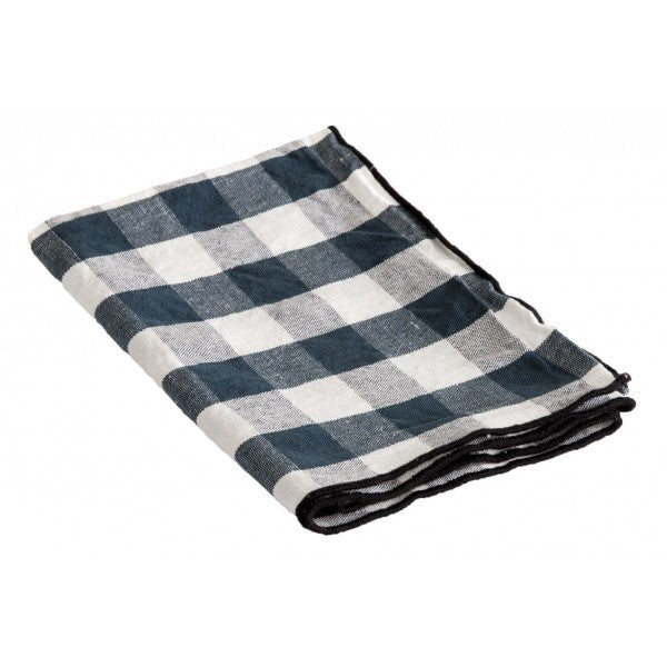 Paño de cocina Bourdon Mimi Vichy Petrole