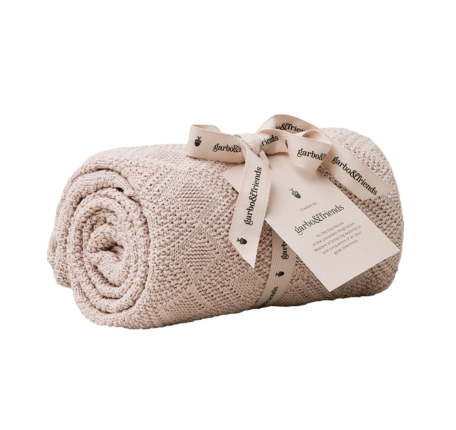 Manta Ollie de algodón Rosa