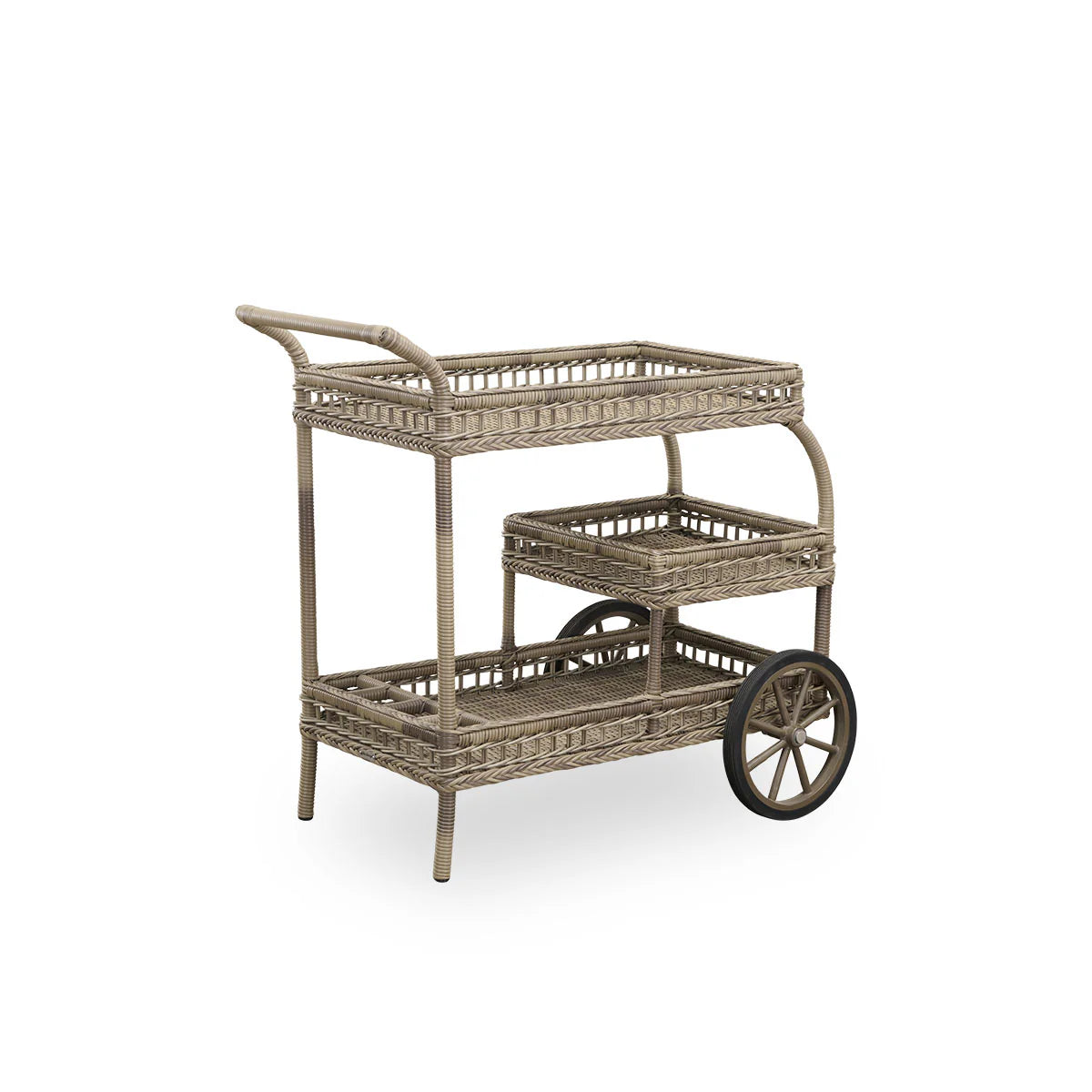 Carrito de Bar Outdoor James de Sika Design - textura | Nomad Interiors