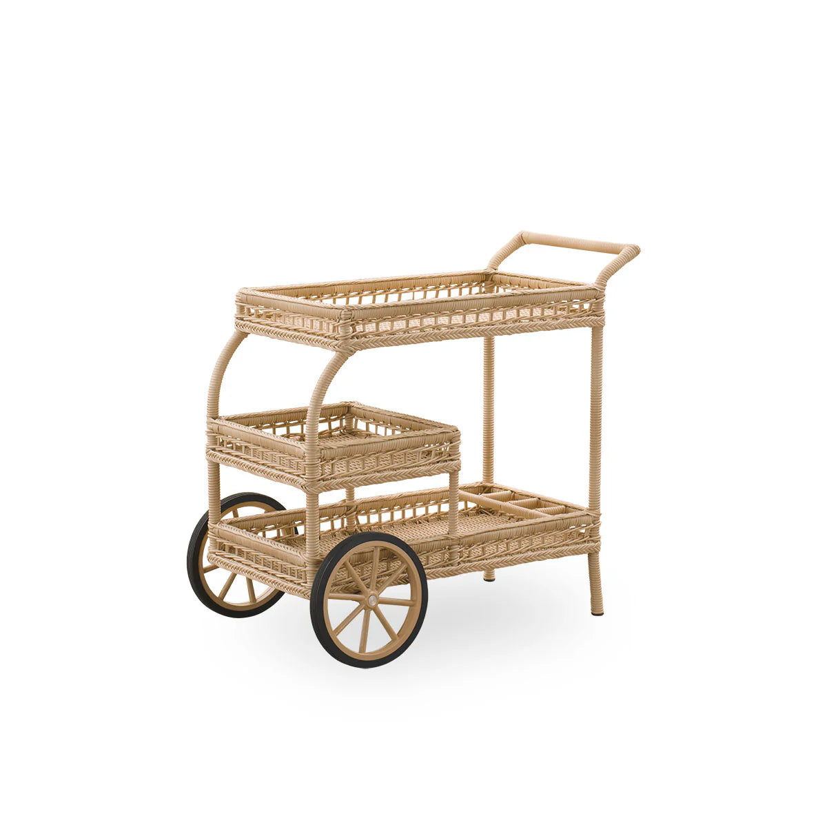 Carrito de Bar Outdoor James de Sika Design - vista lateral | Nomad Interiors