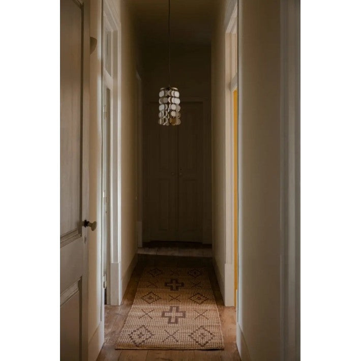 Alfombra Nomad Bruma en algodón y yute de Nomad Home - detalle