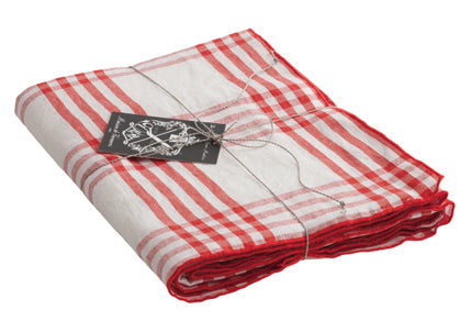 Mantel Nappe Toile Mimi Country Capucine / Bourdon Capucine en lino y algodón de Maison de Vacances | Nomad Interiors