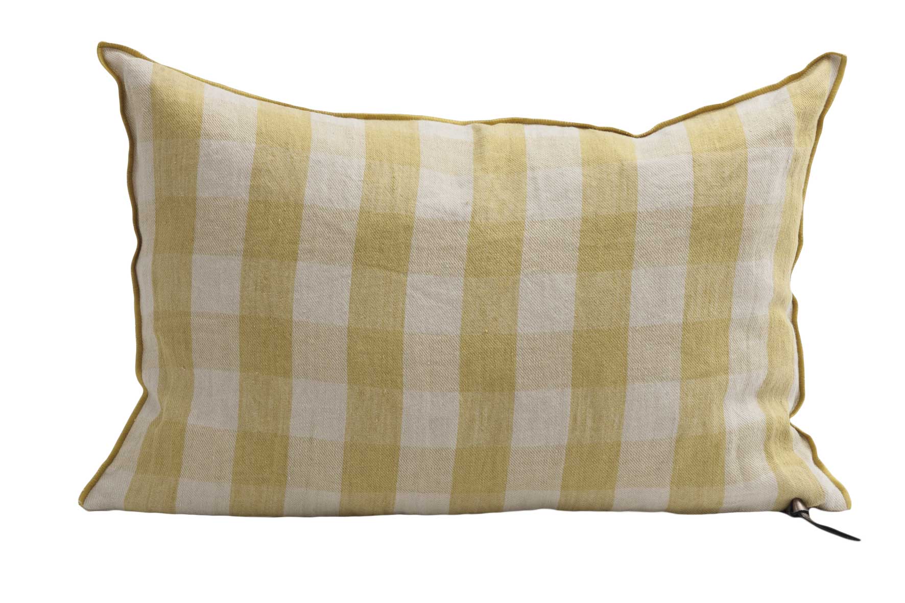 Cojín lino lavado Vichy Cottage Paille