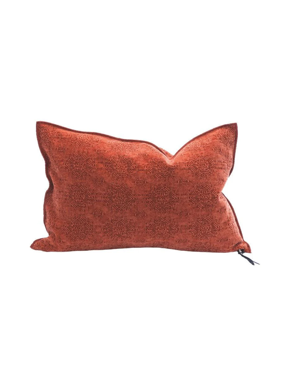 Cojín Vice Versa Jacquard Stone Washed Kilim Henne de Maison de Vacances