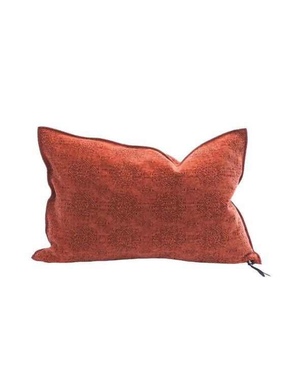 Cojín Vice Versa Jacquard Stone Washed Kilim Henne