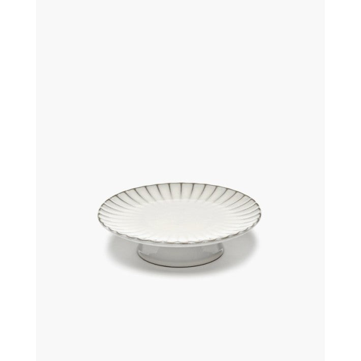 Cake Stand L White Inku en cerámica de Serax | Nomad Interiors