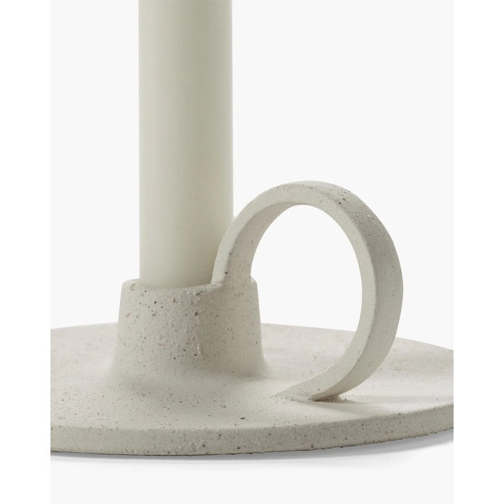 Candelabro Mira S Beige en cerámica de Serax - textura | Nomad Interiors