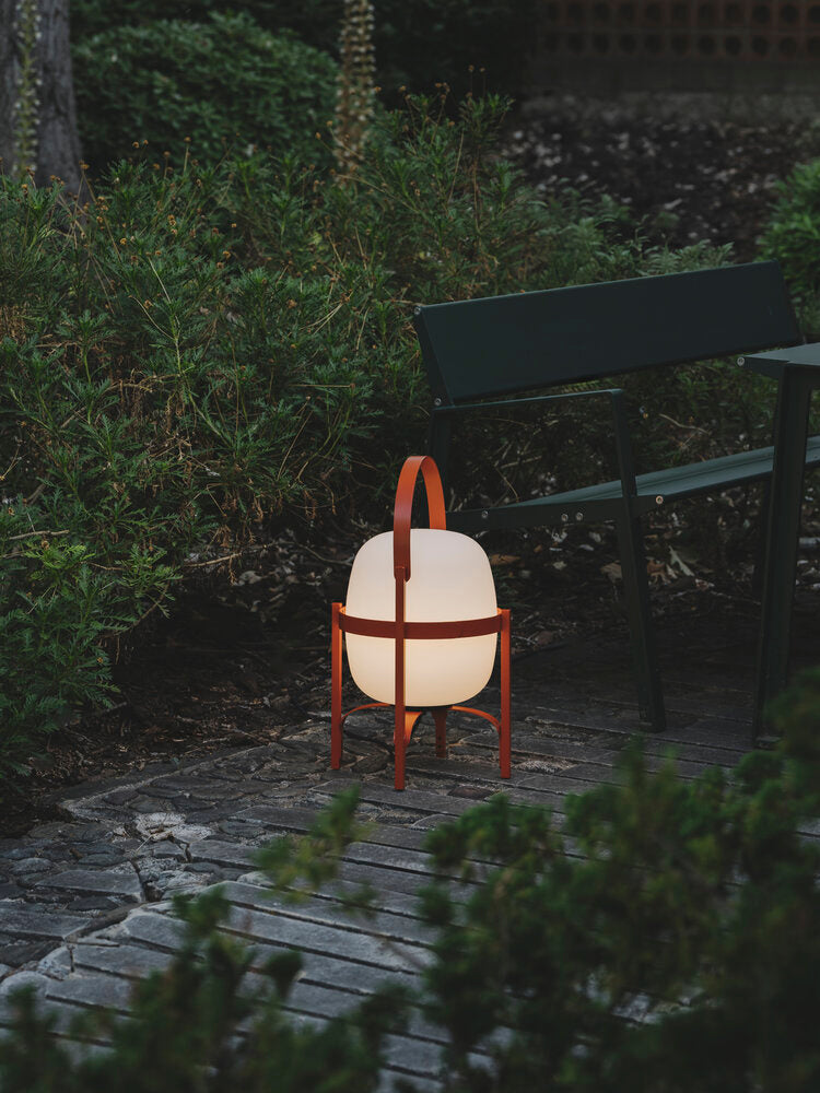 Lámpara Cesta en vidrio y madera de Santa Cole - vista 6 | Nomad Interiors