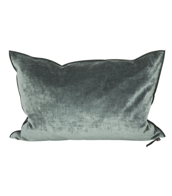 Cojín Vice Versa tela Royal Velvet Canard en algodón y terciopelo de Maison de Vacances | Nomad Interiors