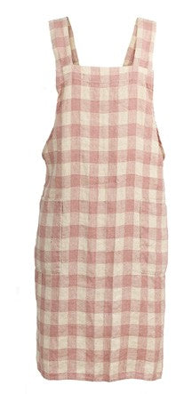 Delantal Japones Vintage ingham Apron - Bois de Rose en lino de Maison de Vacances | Nomad Interiors
