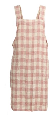 Delantal Japones Vintage ingham Apron - Bois de Rose en lino de Maison de Vacances | Nomad Interiors