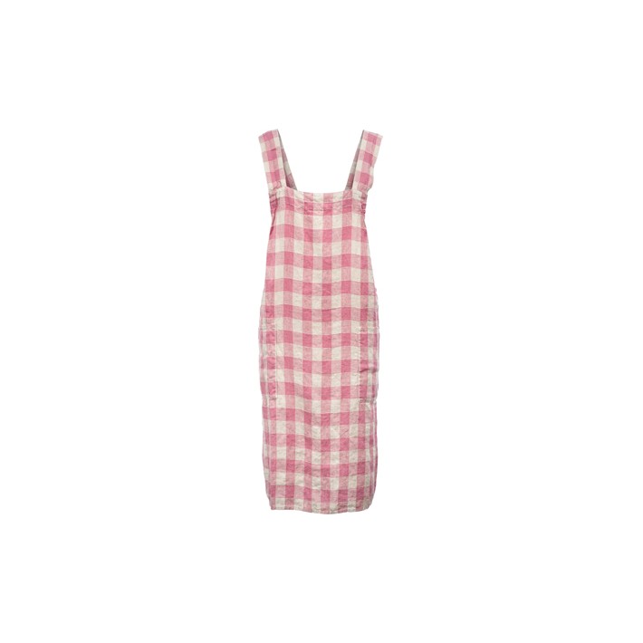 Delantal Japones Vintage ingham Apron - Rose Zizi en lino de Maison de Vacances | Nomad Interiors