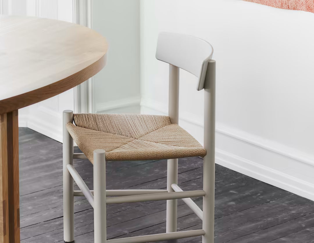Silla J39 Beech en haya y cuerda natural de Fredericia - vista 9 | Nomad Interiors