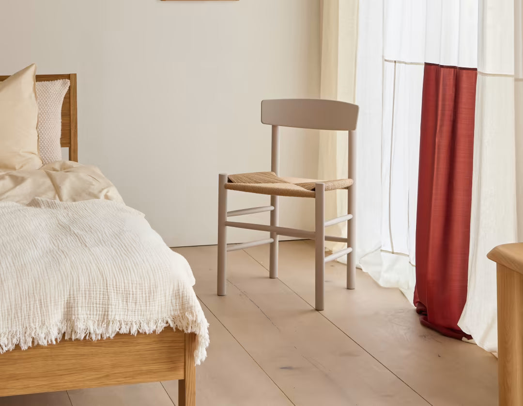 Silla J39 Beech en haya y cuerda natural de Fredericia - vista 7 | Nomad Interiors