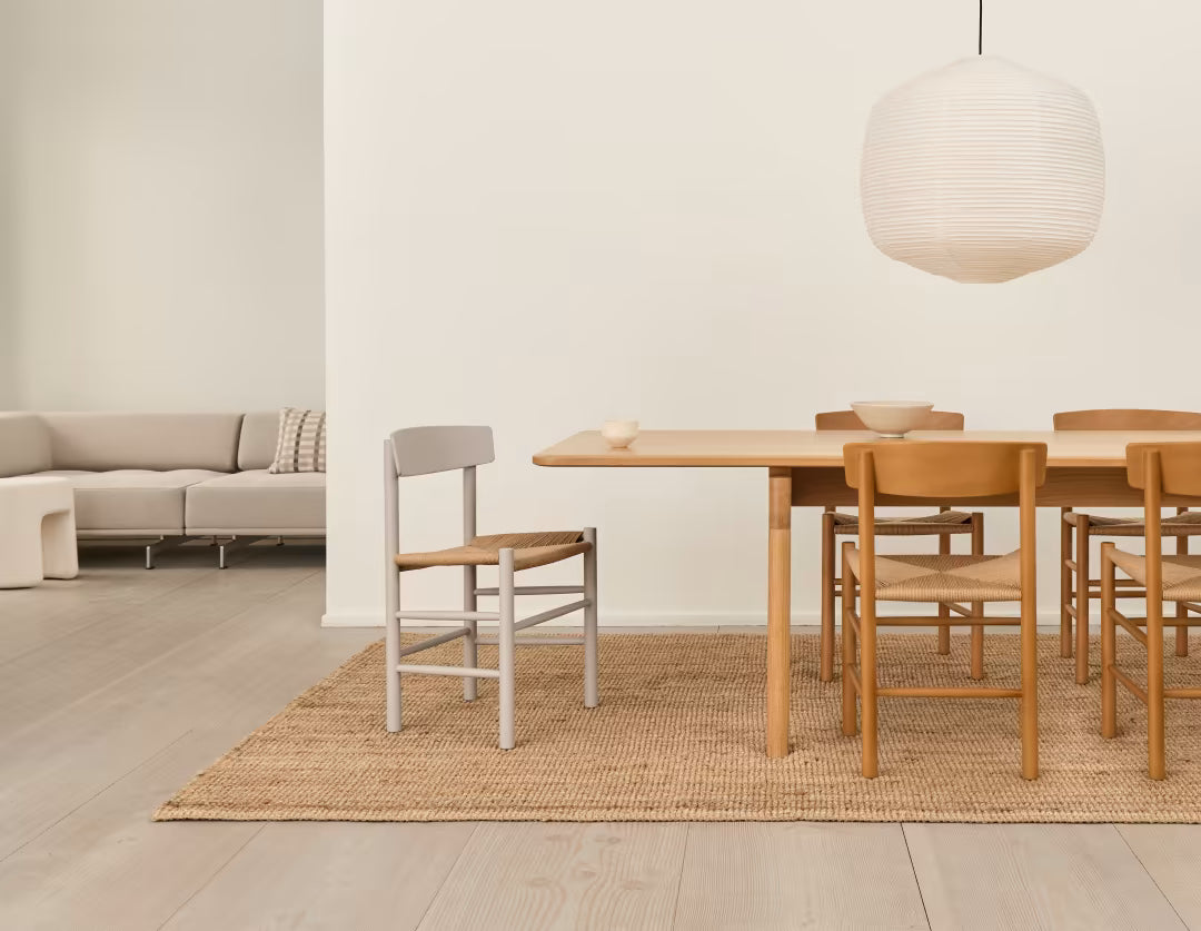 Silla J39 Beech en haya y cuerda natural de Fredericia - vista 8 | Nomad Interiors