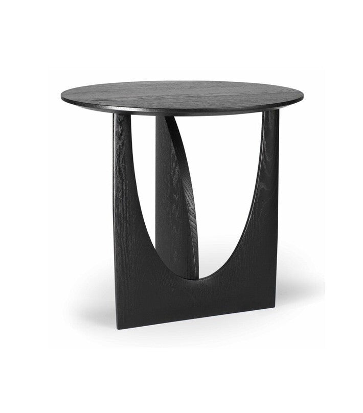 Mesa Geometric Negra en roble de Ethnicraft - detalle | Nomad Interiors