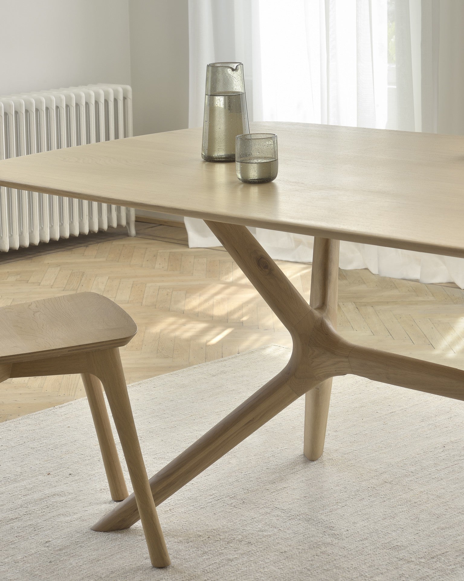 Mesa X en Roble
