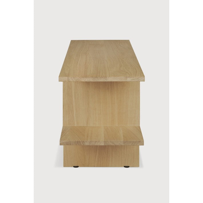 Mesa auxiliar Kabuki en roble y madera de Ethnicraft - vista 7 | Nomad Interiors