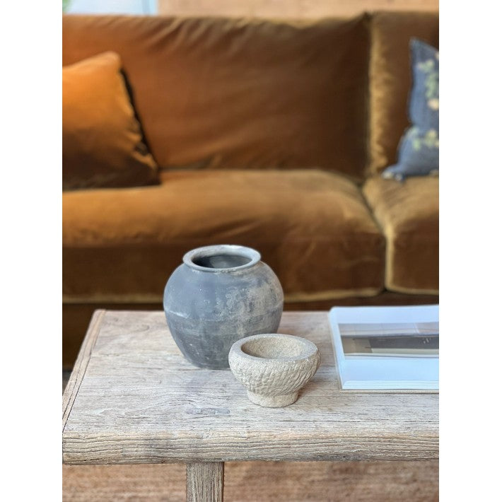 Mortero de Piedra Vintage de Nomad Home - detalle