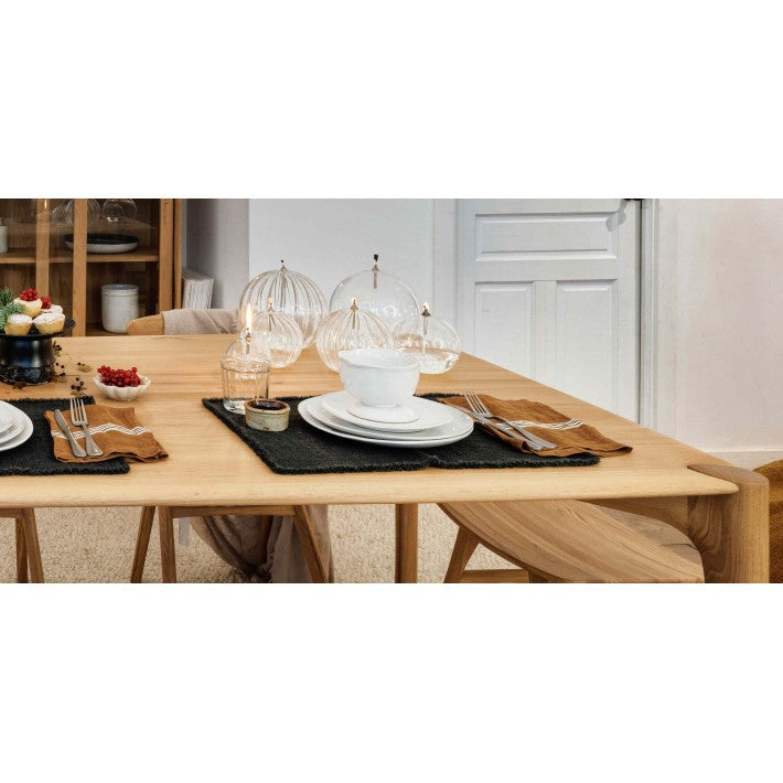 Nomad Lumière – Lámpara de aceite de vidrio estriado de Nomad Home - vista lateral