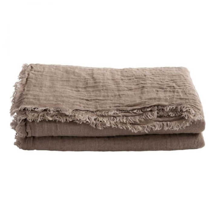 Plaid Vice Versa Gasa Lino Topo de Maison de Vacances | Nomad Interiors
